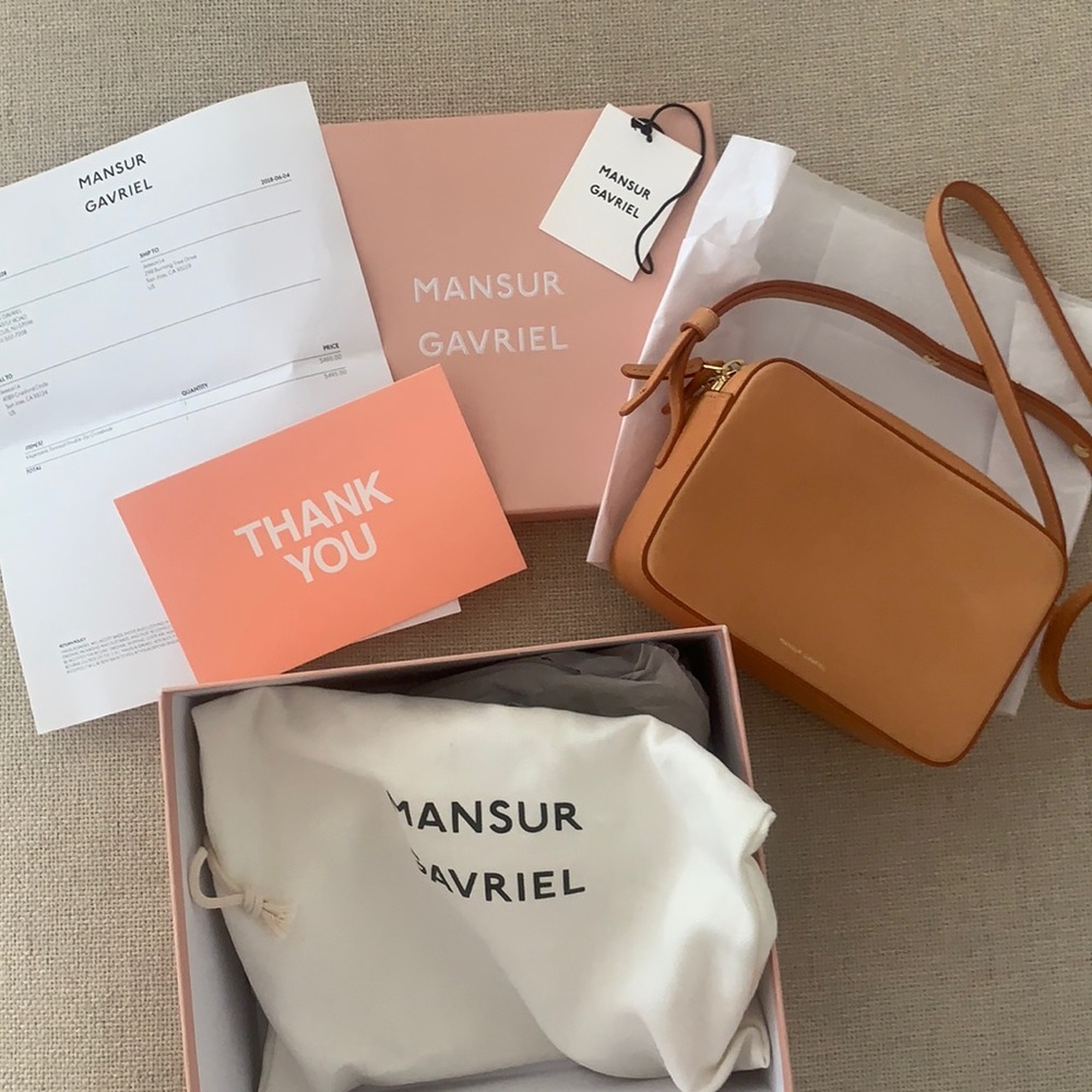 Mansur Gavriel Double Zip Crossbody bag